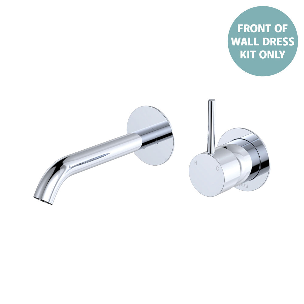 Kaya Up Basin/Bath Wall Mixer Dress Kit, Round Plates, 160mm Outlet