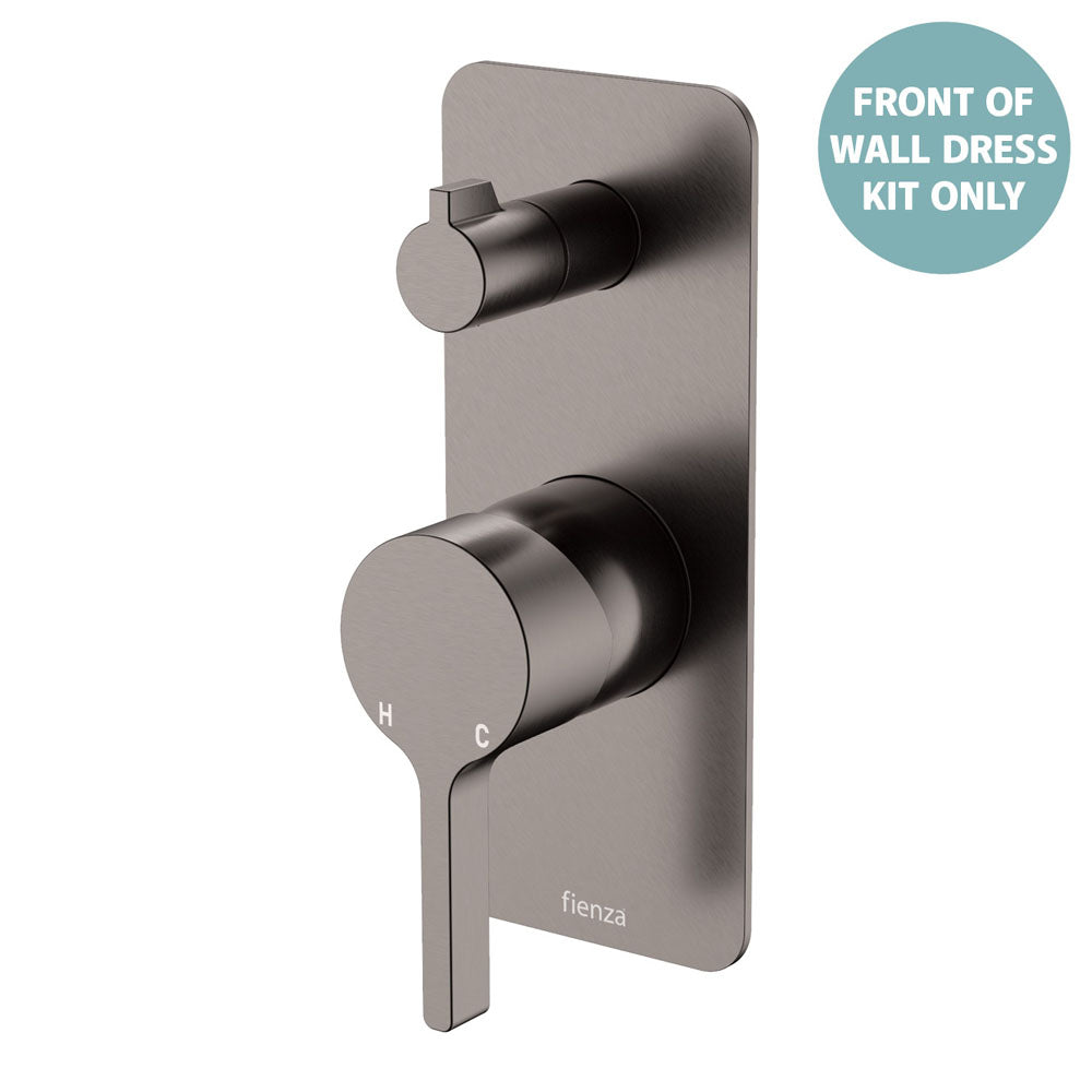 Sansa Wall Diverter Mixer Dress Kit, Rectangular Plate