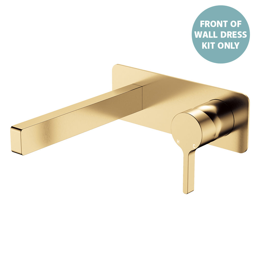 Sansa Wall Basin Mixer Dress Kit, Rectangular Plate