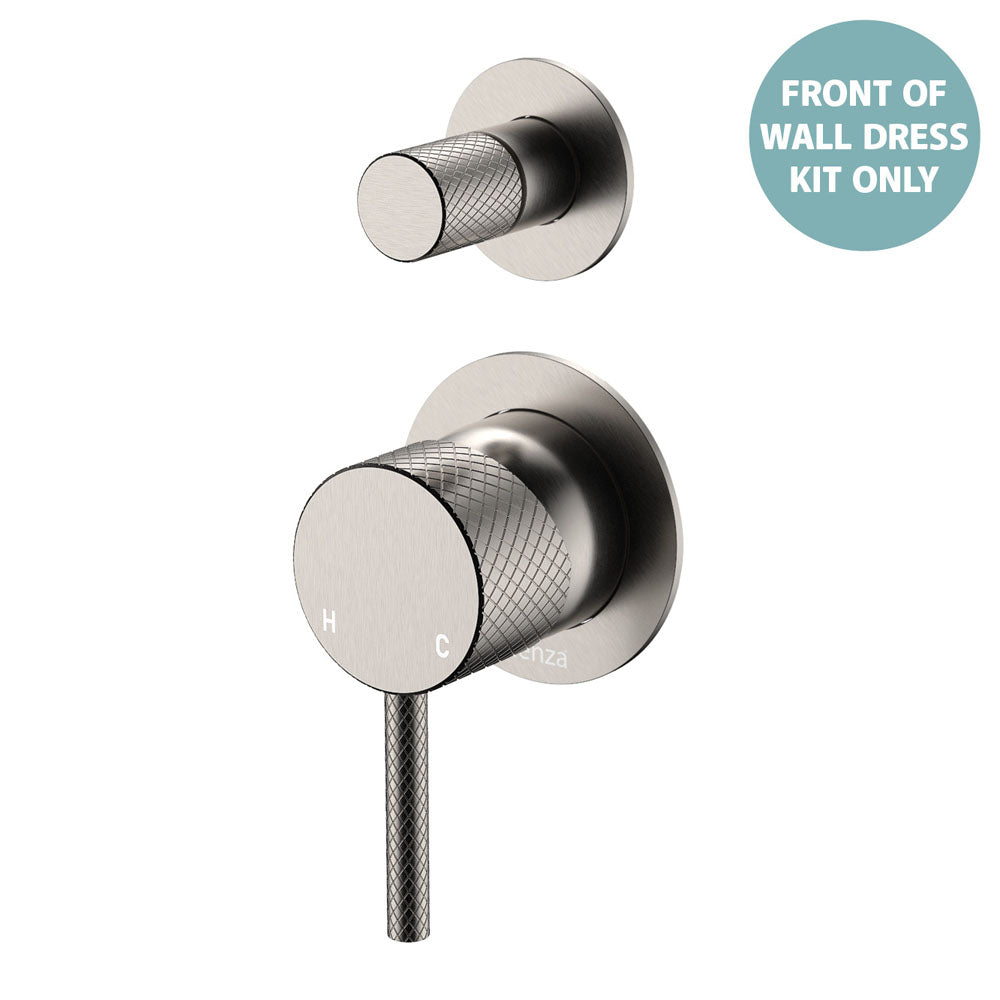 Axle Wall Diverter Mixer Dress Kit, Small Round Plates
