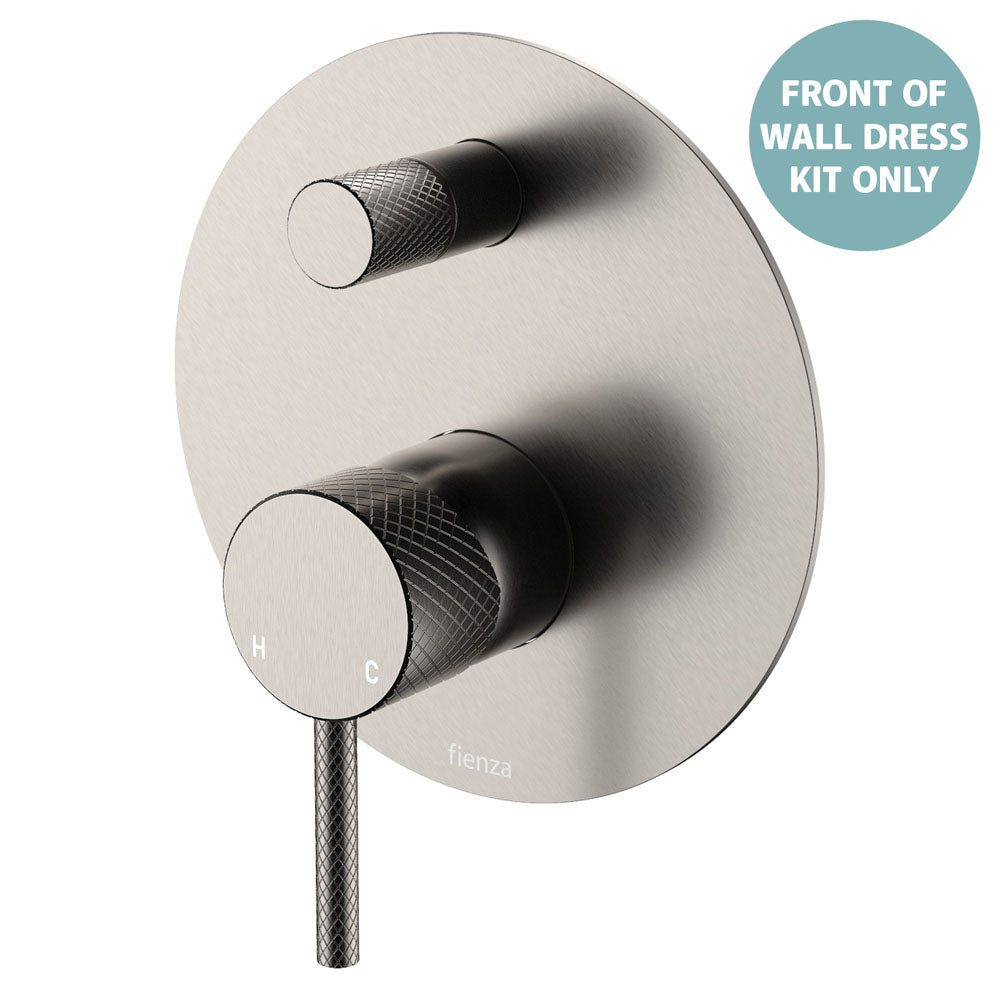 Axle Wall Diverter Mixer Dress Kit, Large Round Plates