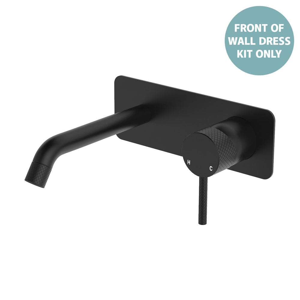 Axle Wall Basin/Bath Mixer Dress Kit, Rectangular Plate, 160mm Outlet - Neche Interiors