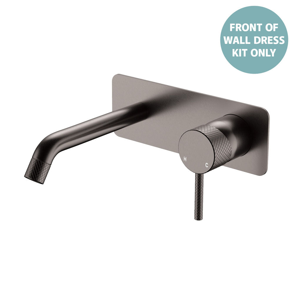 Axle Wall Basin/Bath Mixer Dress Kit, Rectangular Plate, 160mm Outlet - Neche Interiors