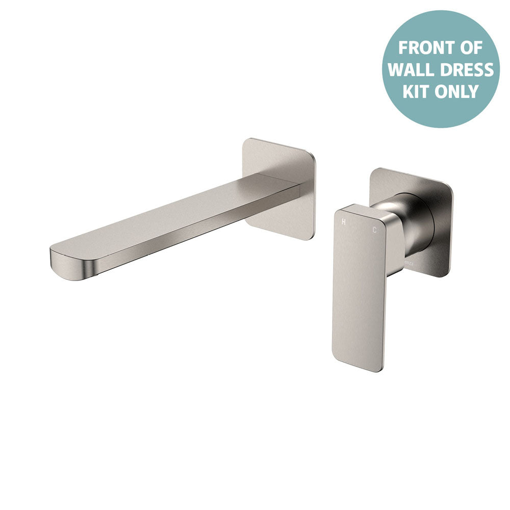 TONO Basin/Bath Wall Mixer Dress Kit, Small Square Plates, 160mm