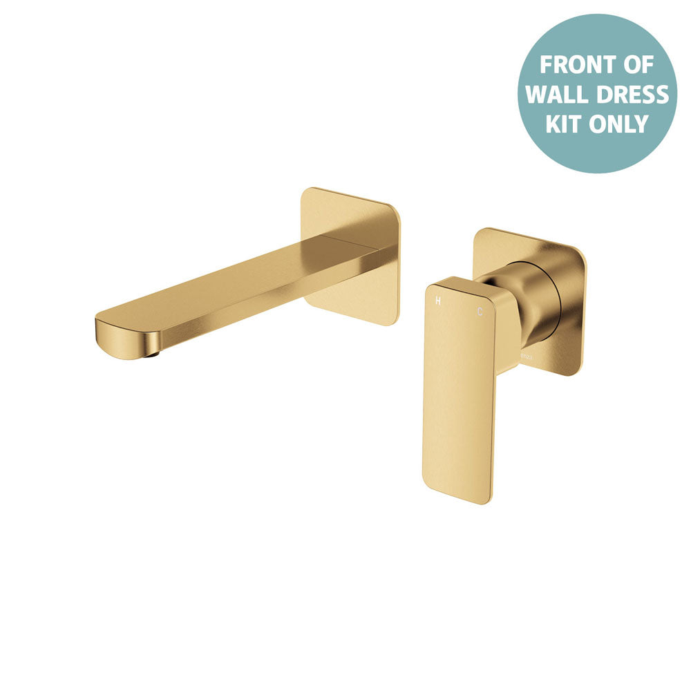 TONO Basin/Bath Wall Mixer Dress Kit, Small Square Plates, 160mm