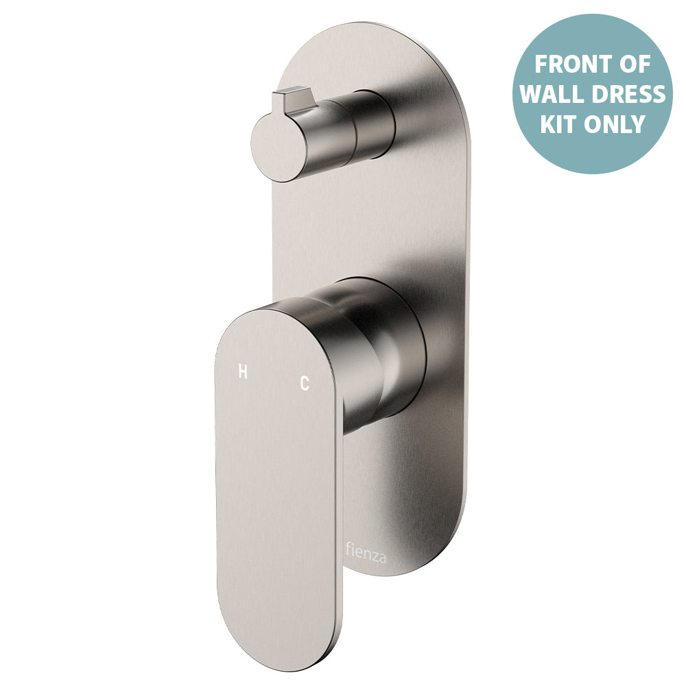 Empire Slim Wall Diverter Mixer Dress Kit, Large Oval Plate, Vertical - Neche Interiors