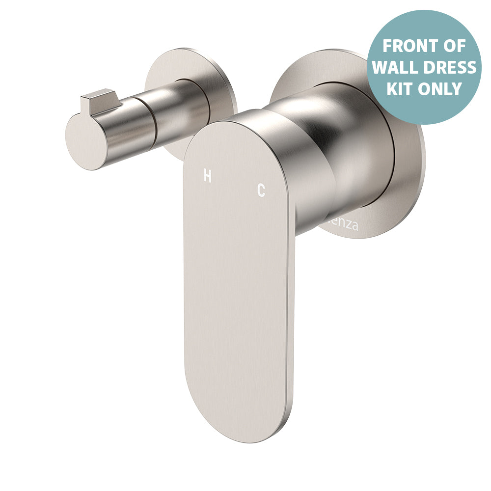 Empire Slim Wall Diverter Mixer Dress Kit, Small Round Plates, Horizontal - Neche Interiors