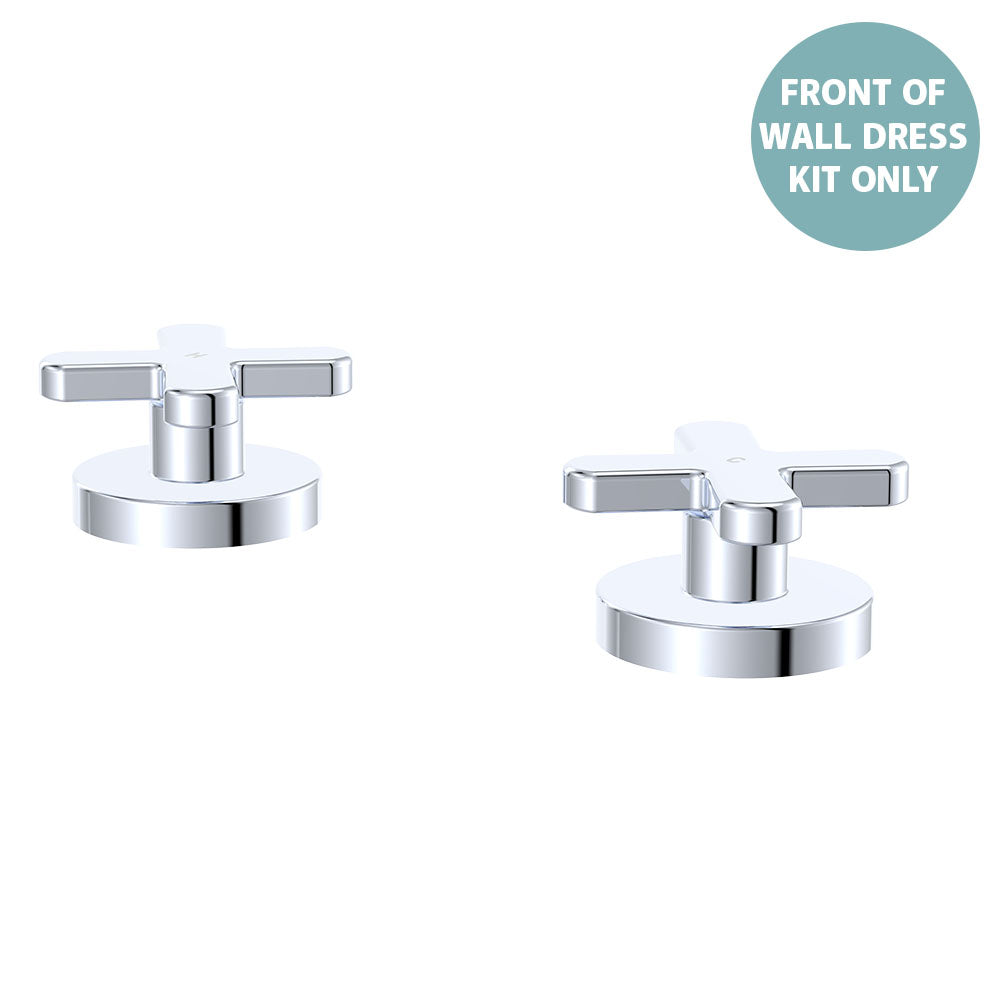 Kaya Hob Set Dress Kit, Cross Taps