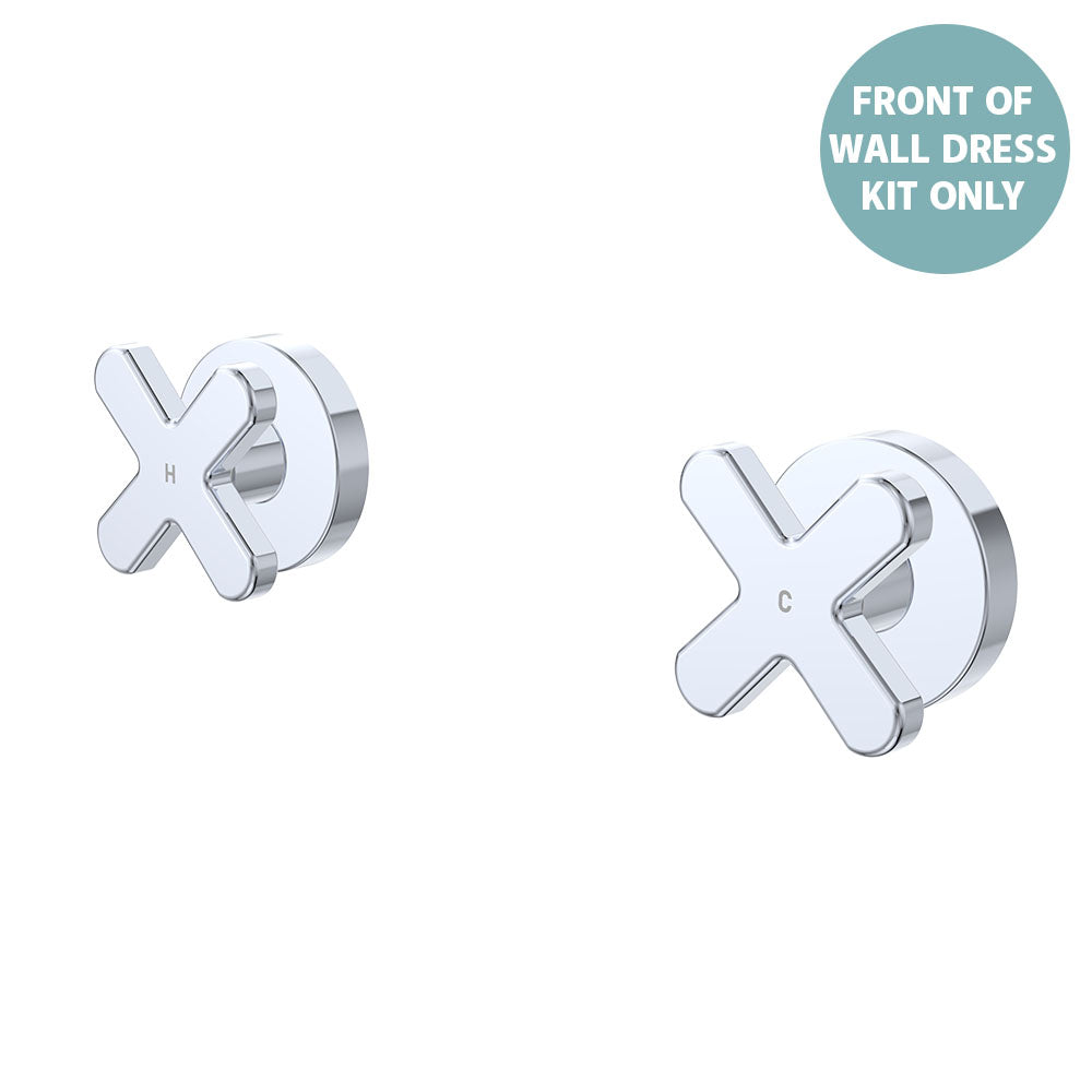 Kaya Wall Set Dress Kit, Cross Taps