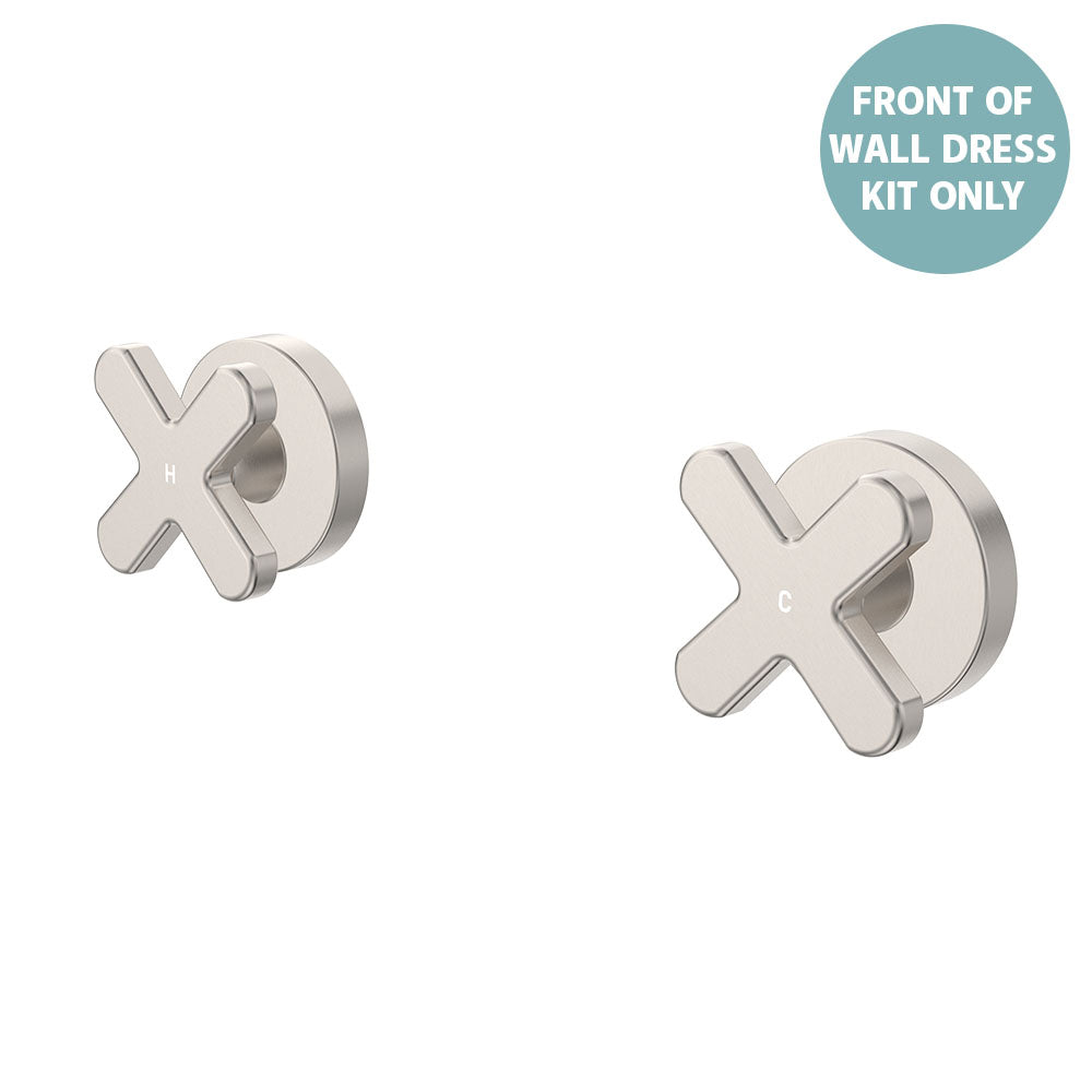 Kaya Wall Set Dress Kit, Cross Taps