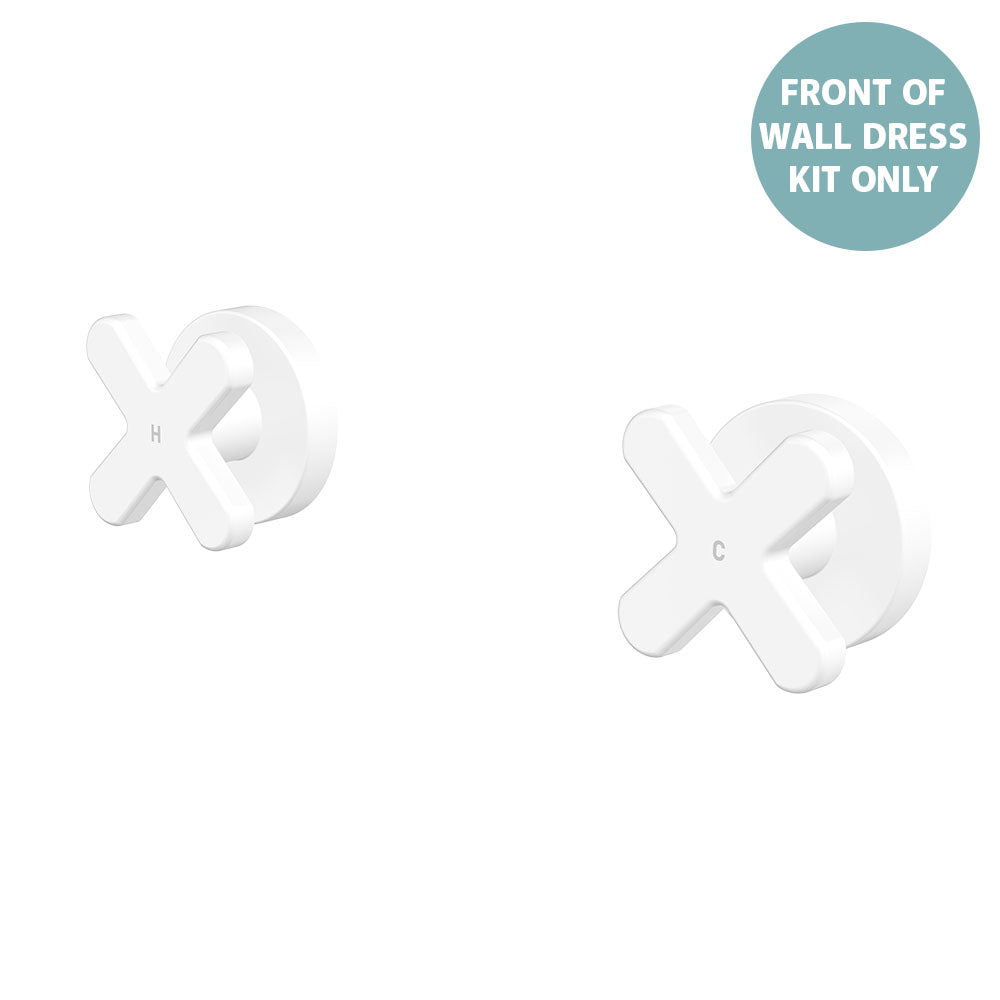 Kaya Wall Set Dress Kit, Cross Taps