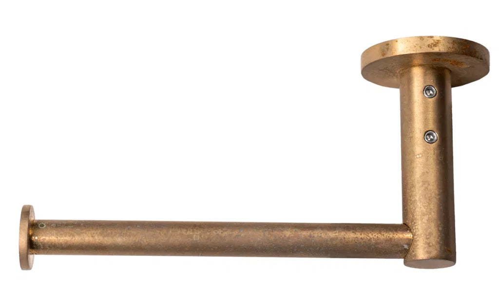 LVB Mica Toilet Paper Holder - Living Brass