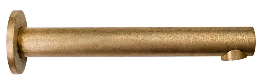 LVB Mica Bath Spout – Straight – 220mm - Living Brass