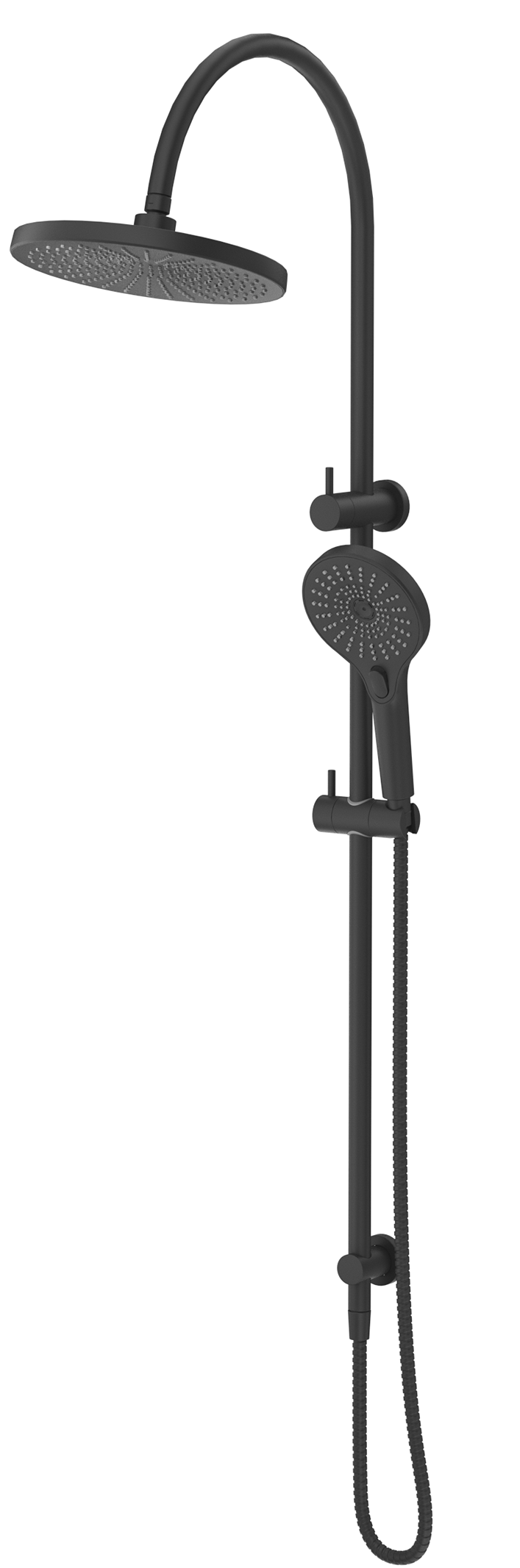 Mica Gooseneck Dual Shower Rail - Neche Interiors