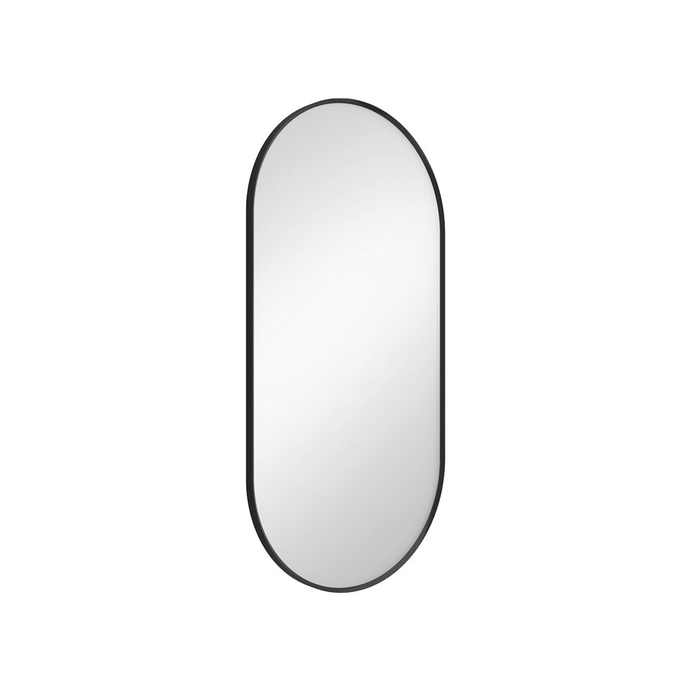 Empire Matte Black Framed Mirror