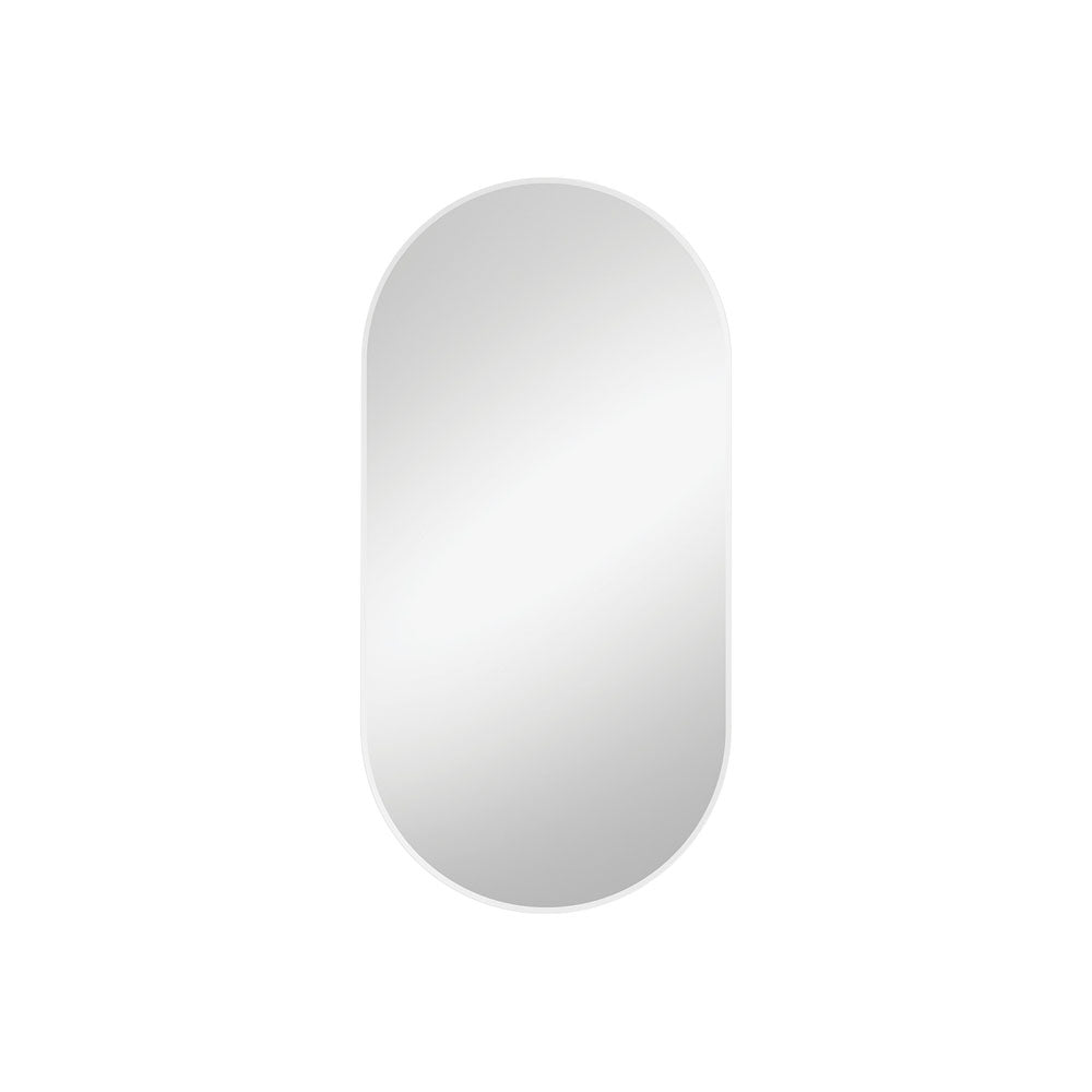Empire Matte White Framed Mirror
