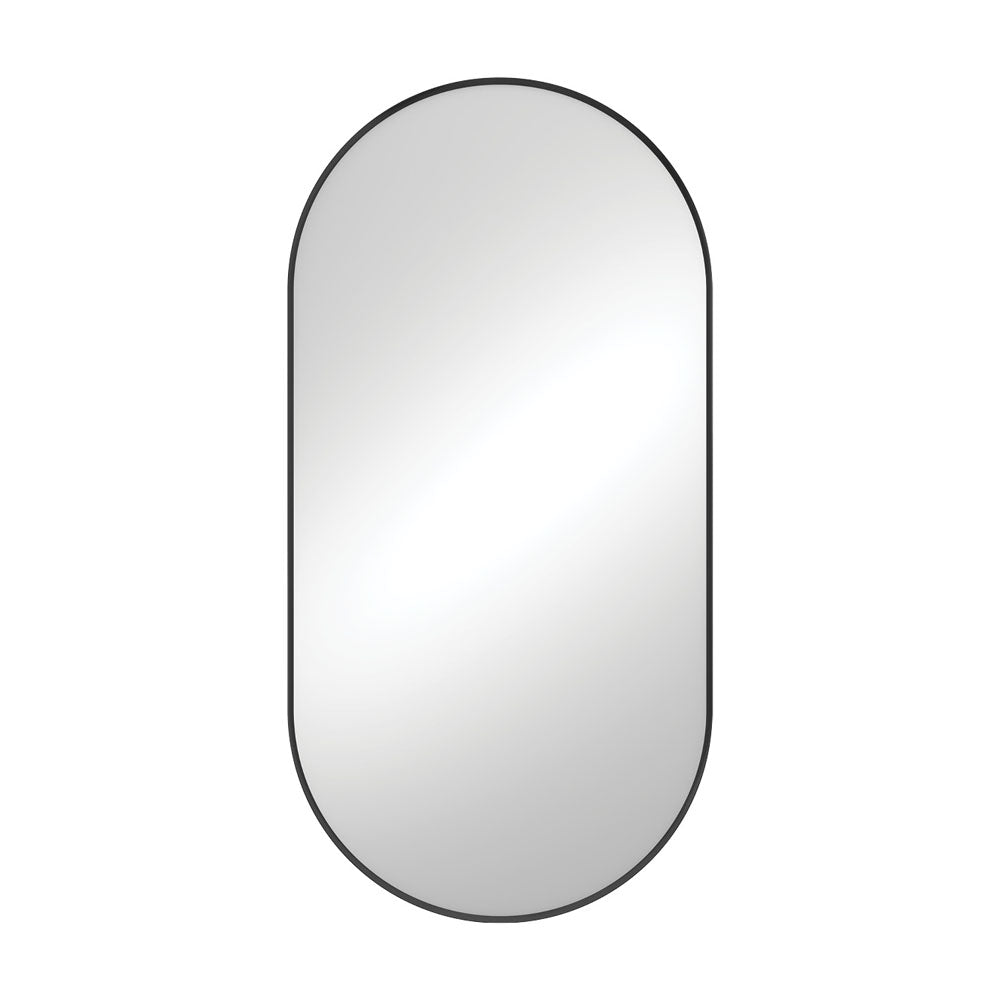 Empire Matte Black Framed Mirror