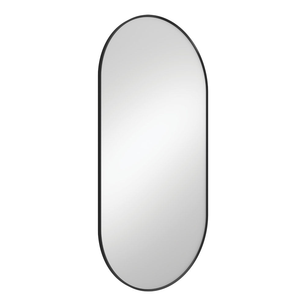 Empire Matte Black Framed Mirror