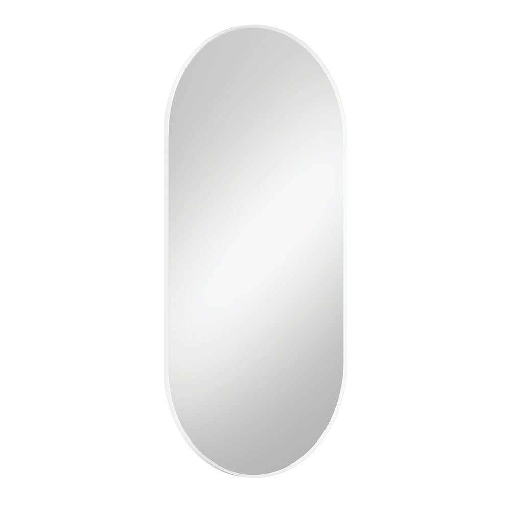 Empire Matte White Framed Mirror