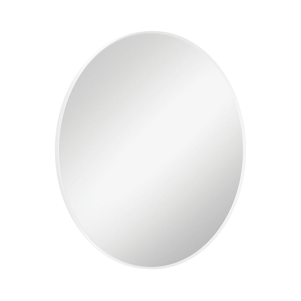 Reba Matte White Framed Mirror