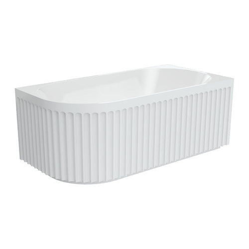 Eleanor Fluted Acrylic Corner Bath