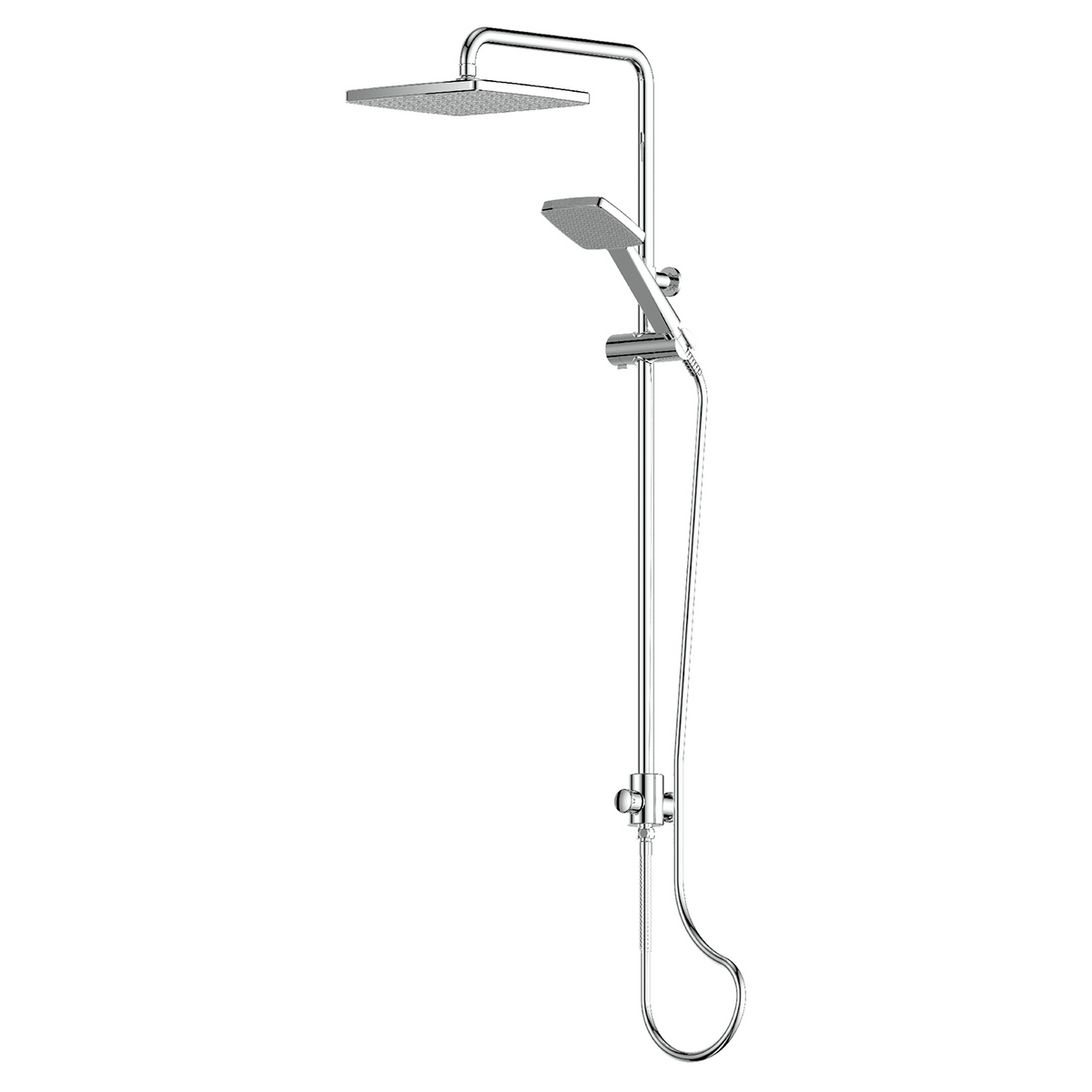 Glide Syntra RainBoost® Twin Rail Shower