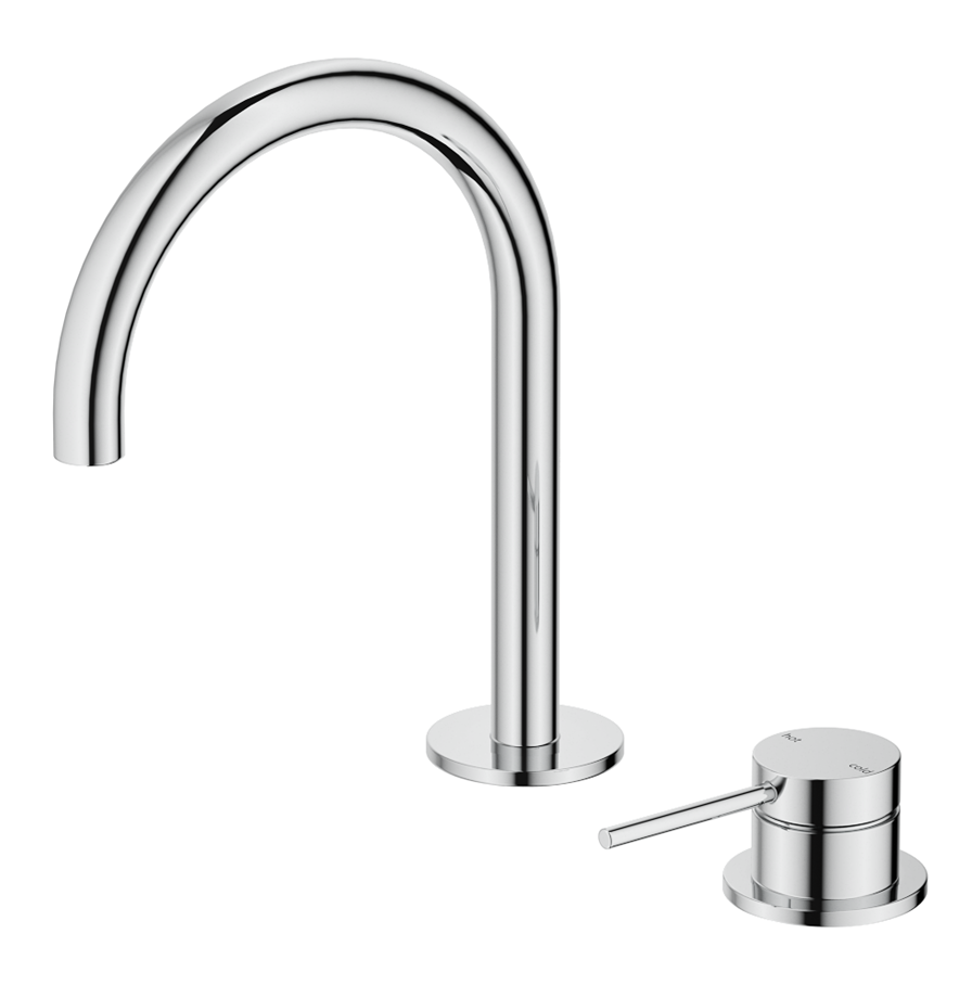 Mica Gooseneck Hob Basin Mixer Set - Neche Interiors