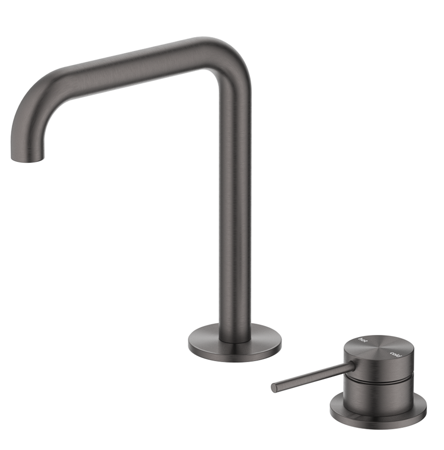 Mica Soft-Square Hob Basin Mixer Set - Neche Interiors