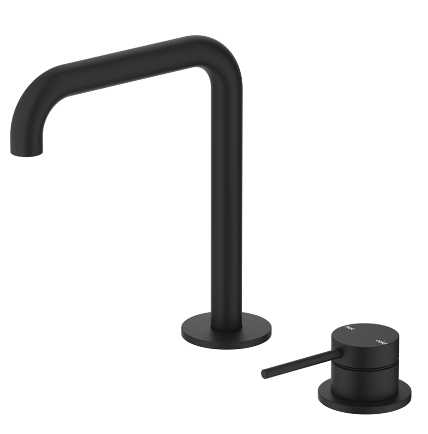 Mica Soft-Square Hob Basin Mixer Set - Neche Interiors