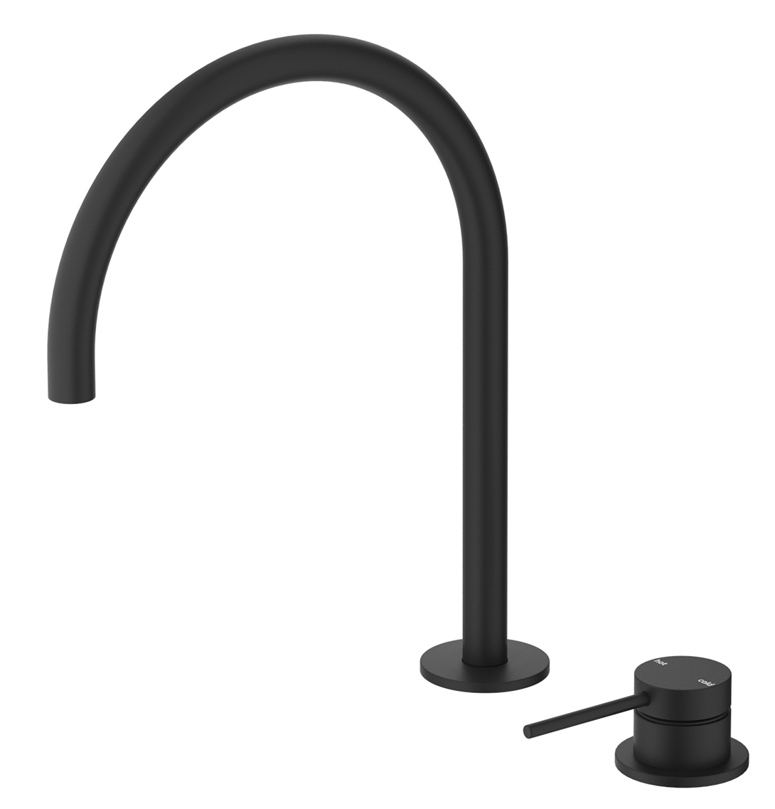 Mica Gooseneck Hob Sink/Basin Mixer Set - Neche Interiors