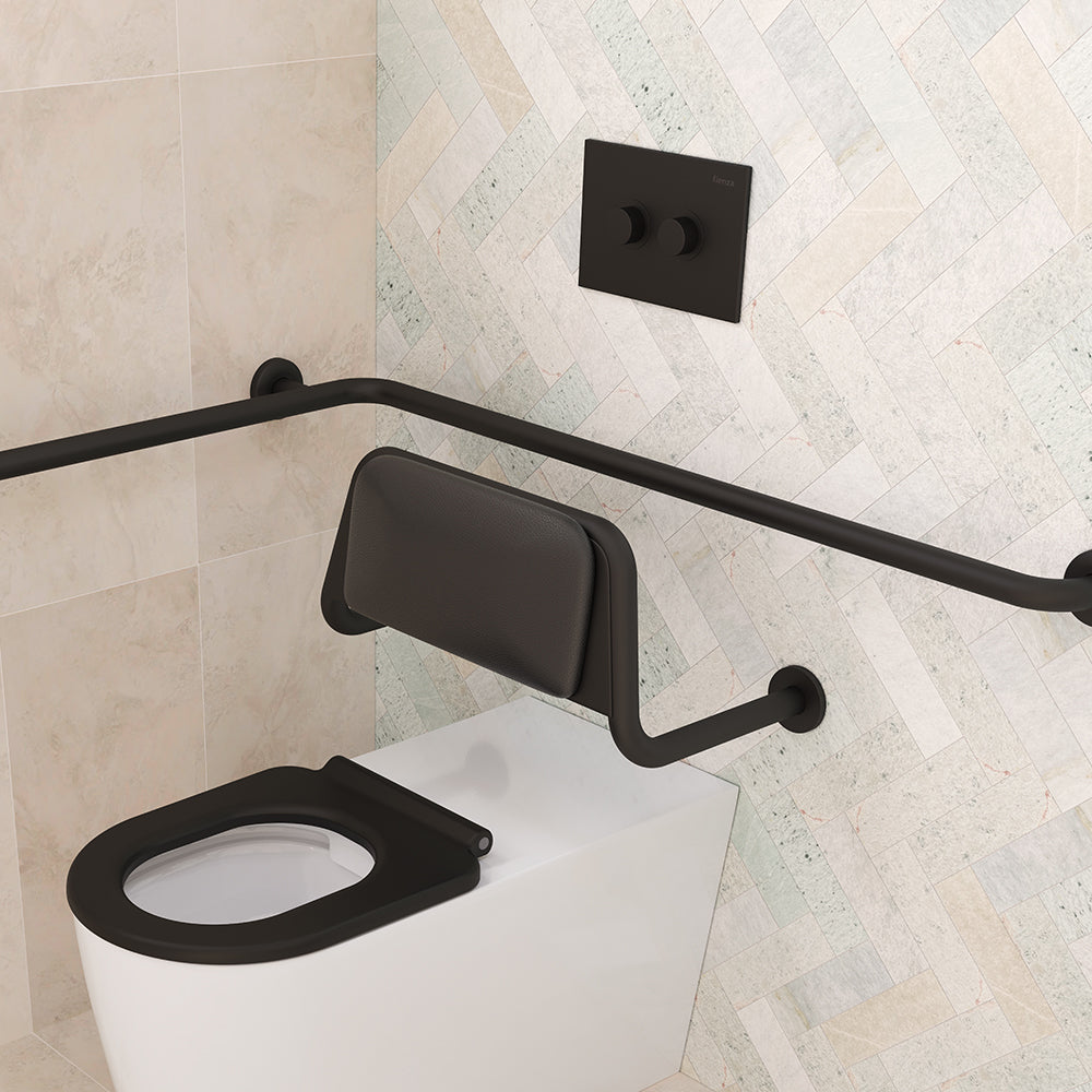Fienza R&T Care Raised Button Flush Plate
