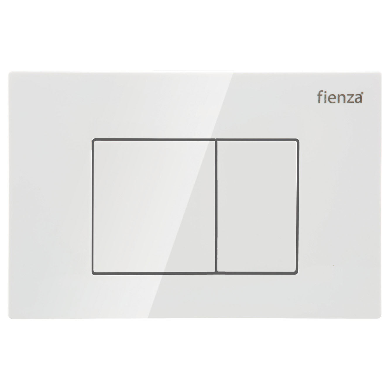 Fienza R&T Rectangular Button Flush Plate