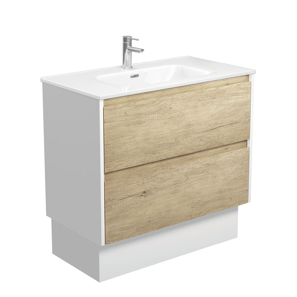 Joli Amato Scandi Oak Vanity On Kick
