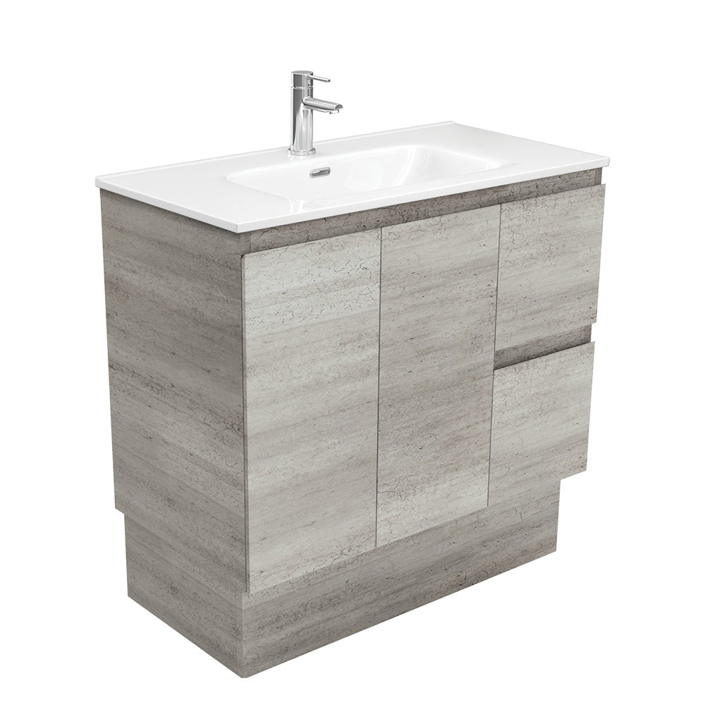Joli Edge Industrial Vanity On Kickboard
