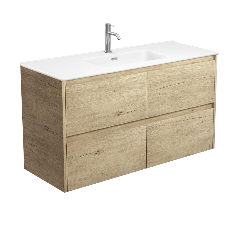 Joli Matte Amato Scandi Oak Wall Hung Vanity with Scandi Oak Panels