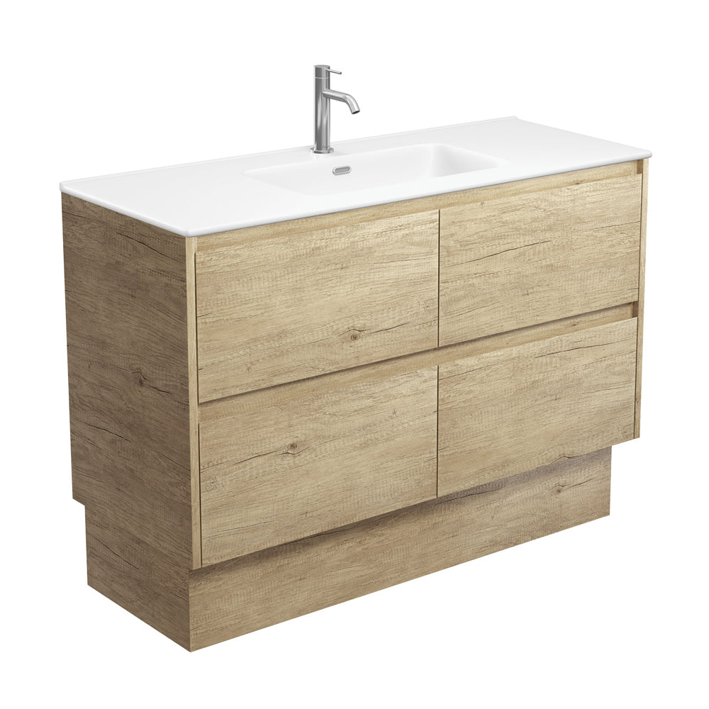 Joli Matte Amato Scandi Oak Vanity On Kickboard with Scandi Oak Panels