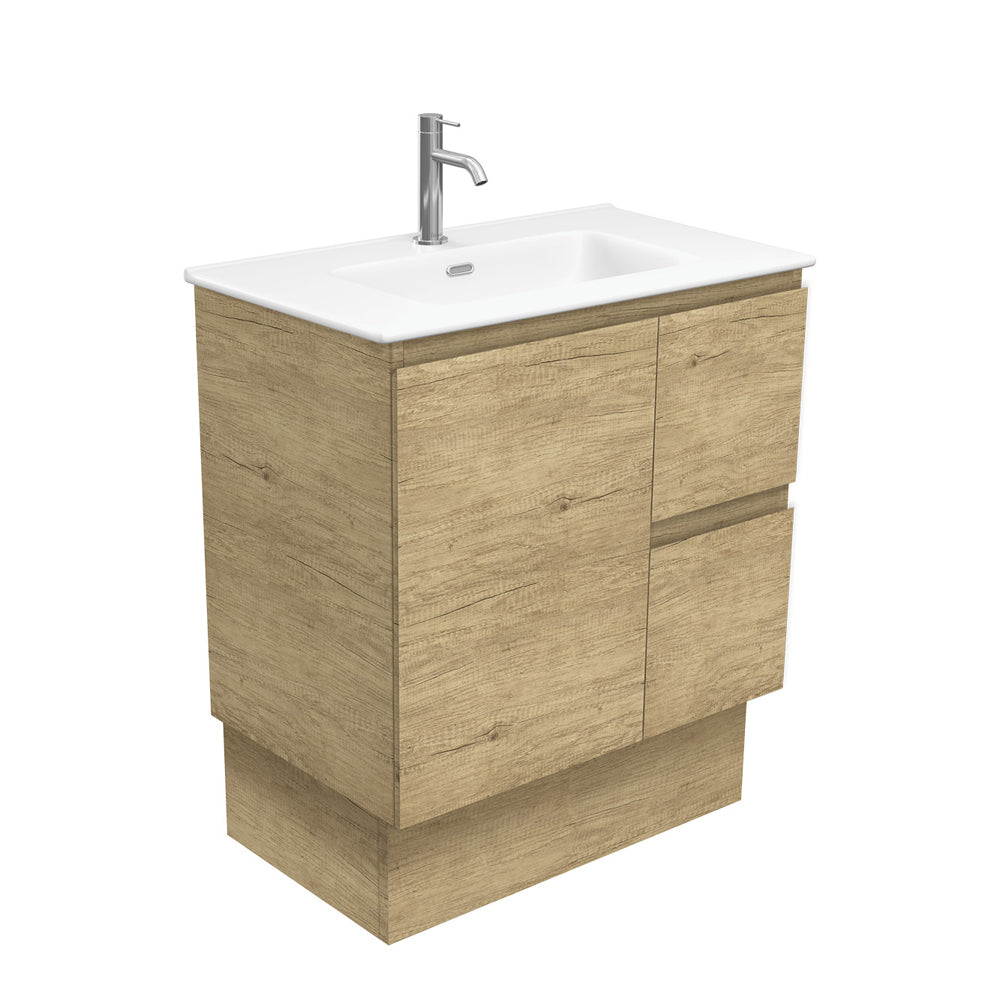 Joli Matte Edge Scandi Oak Vanity On Kickboard