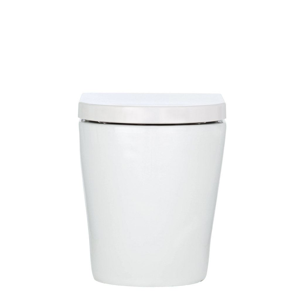 Koko Tornado Flush Wall-Faced Toilet Suite, Matte White - Neche Interiors