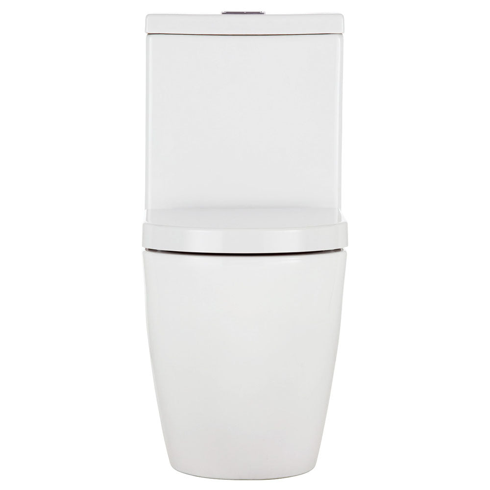 Empire Back-to-Wall Toilet Suite, Gloss White - Neche Interiors