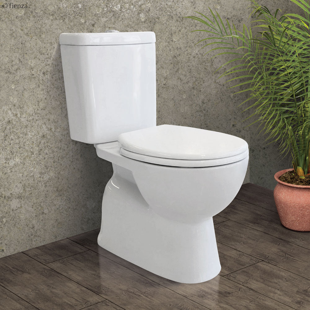 Stella Close-Coupled Toilet Suite, Gloss White with S-Trap