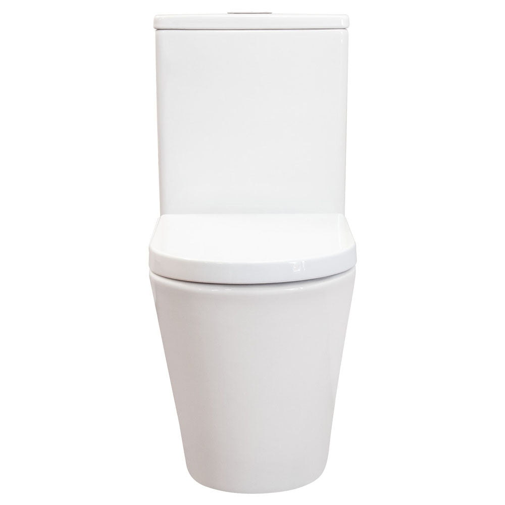 Isabella Back-to-Wall Toilet Suite, Gloss White - Neche Interiors