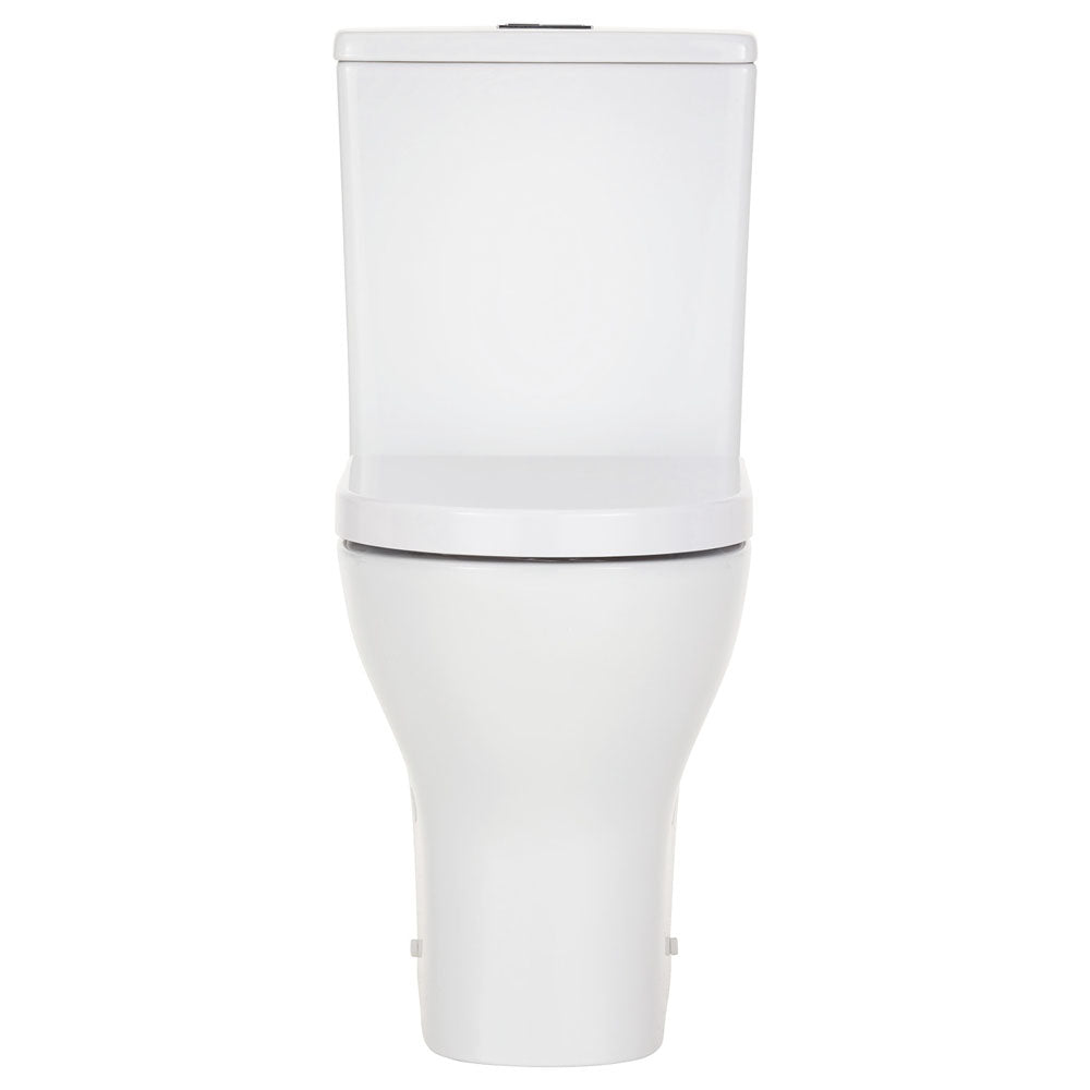 Tono Tornado Flush Back-to-Wall Toilet Suite, Gloss White - Neche Interiors