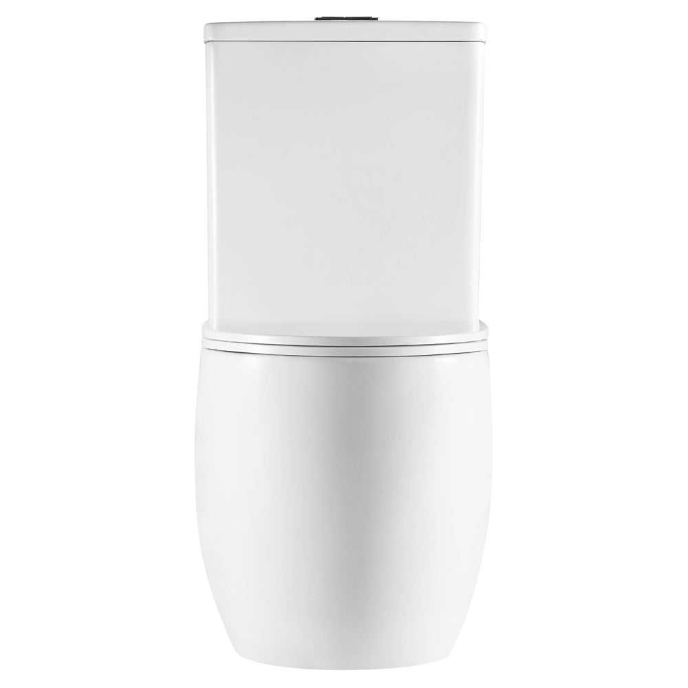 Joli Tornado Flush Back-to-Wall Toilet Suite, Gloss White with Slim Seat - Neche Interiors