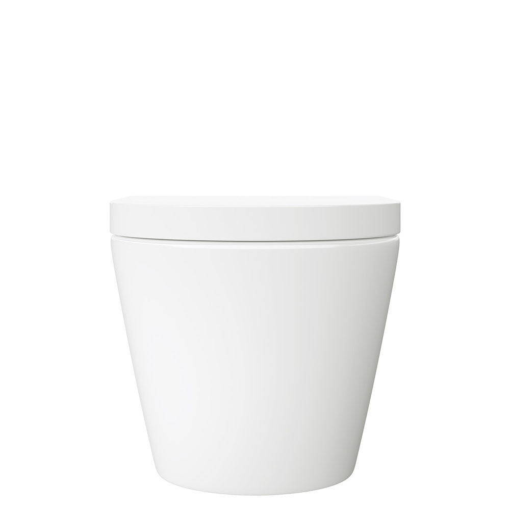 Koko Tornado Flush Wall Hung Toilet Suite, Gloss White - Neche Interiors
