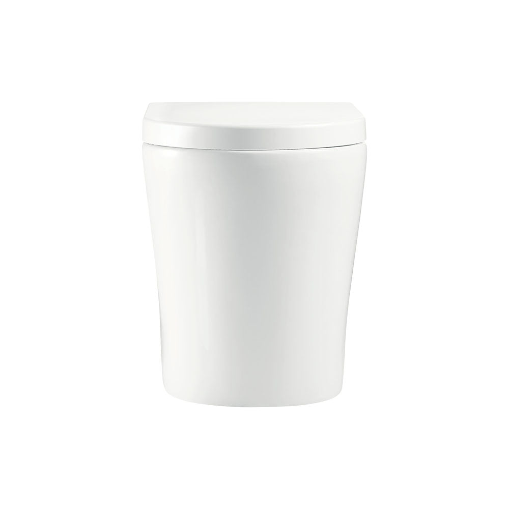 Aluca Tornado Flush Wall-Faced Toilet Suite, Gloss White - Neche Interiors