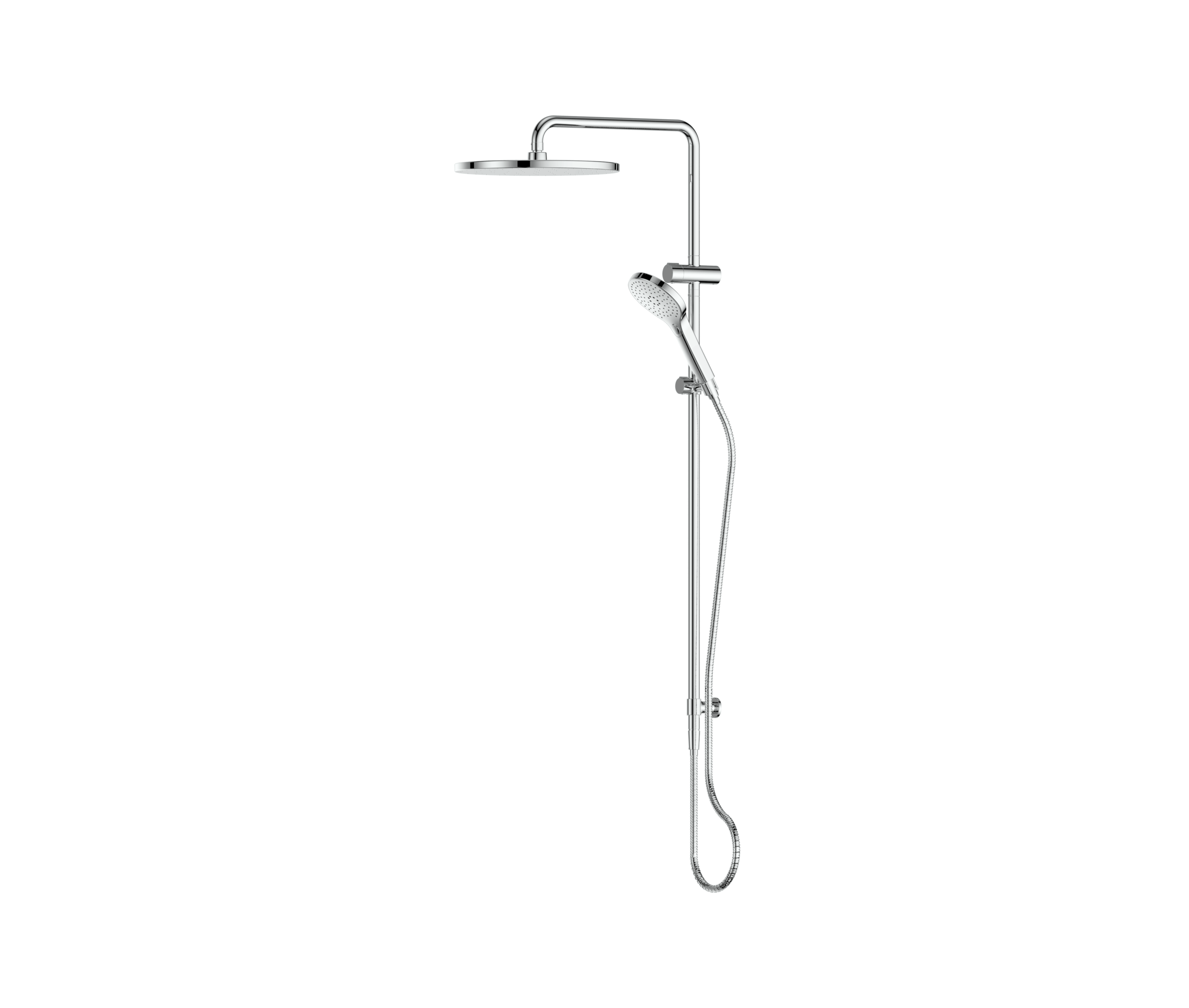 Lavish Bubblejet Twin Rail Shower
