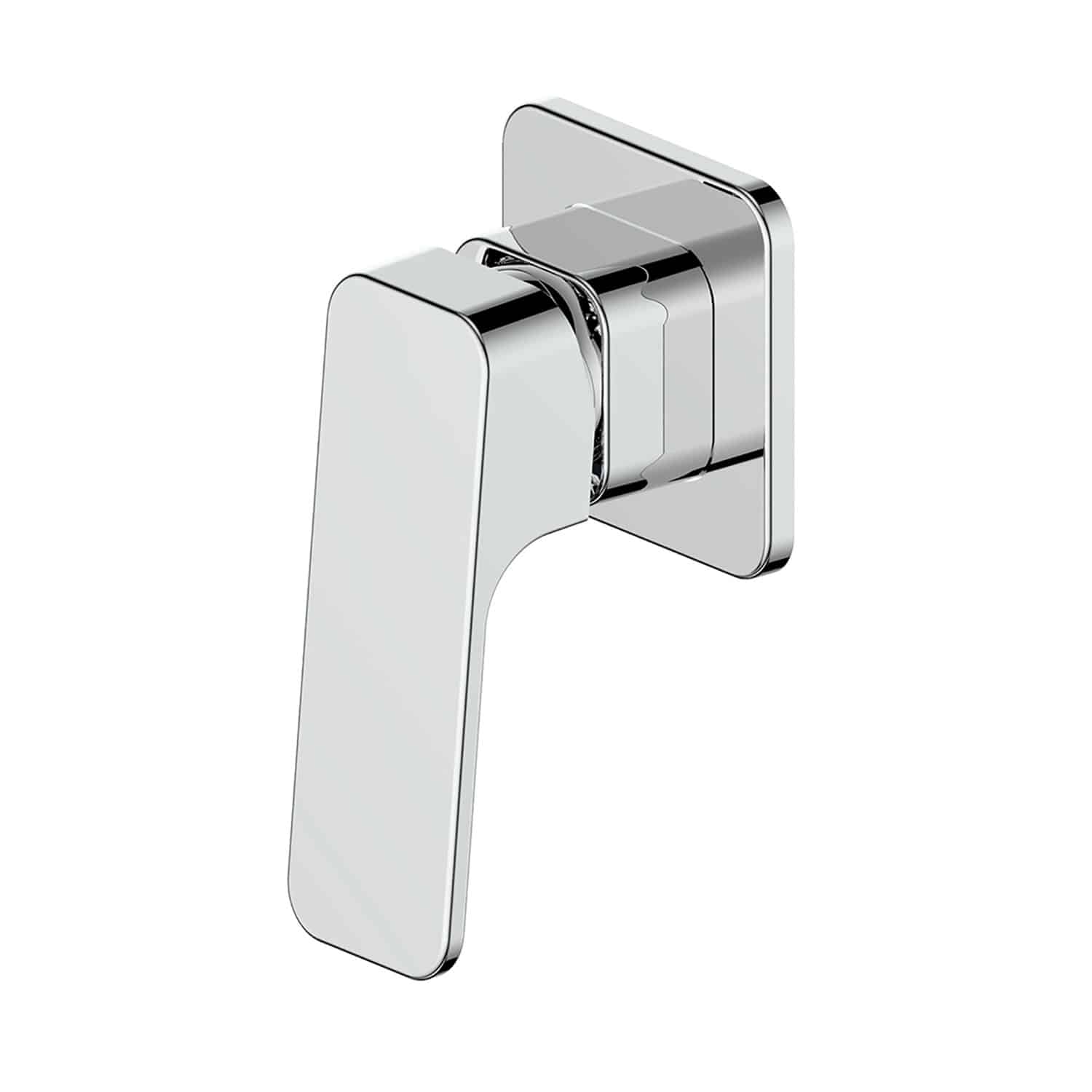Swept Shower Mixer-Chrome