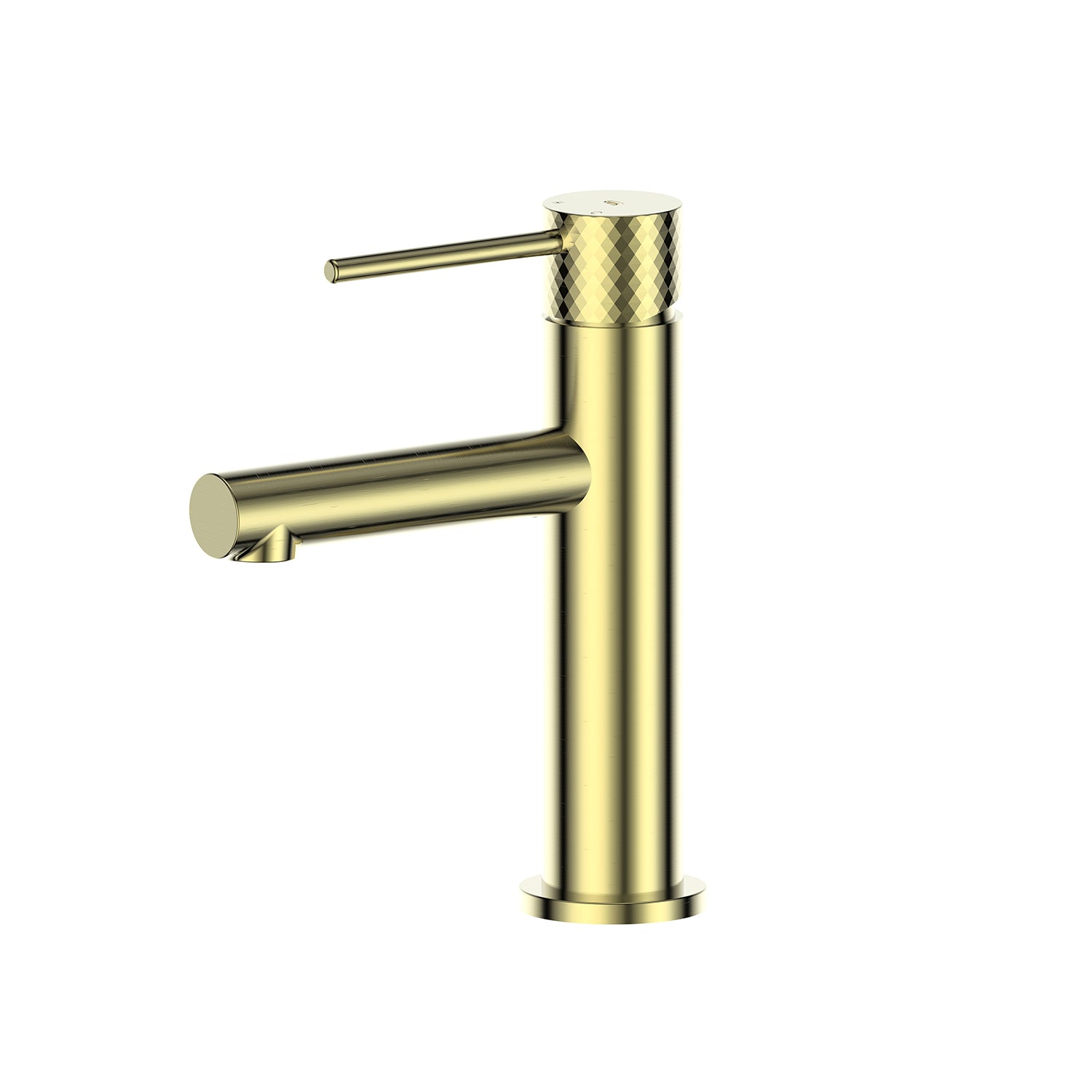 Mika Basin Mixer - PVD Brushed Brass (LF2121255BB)