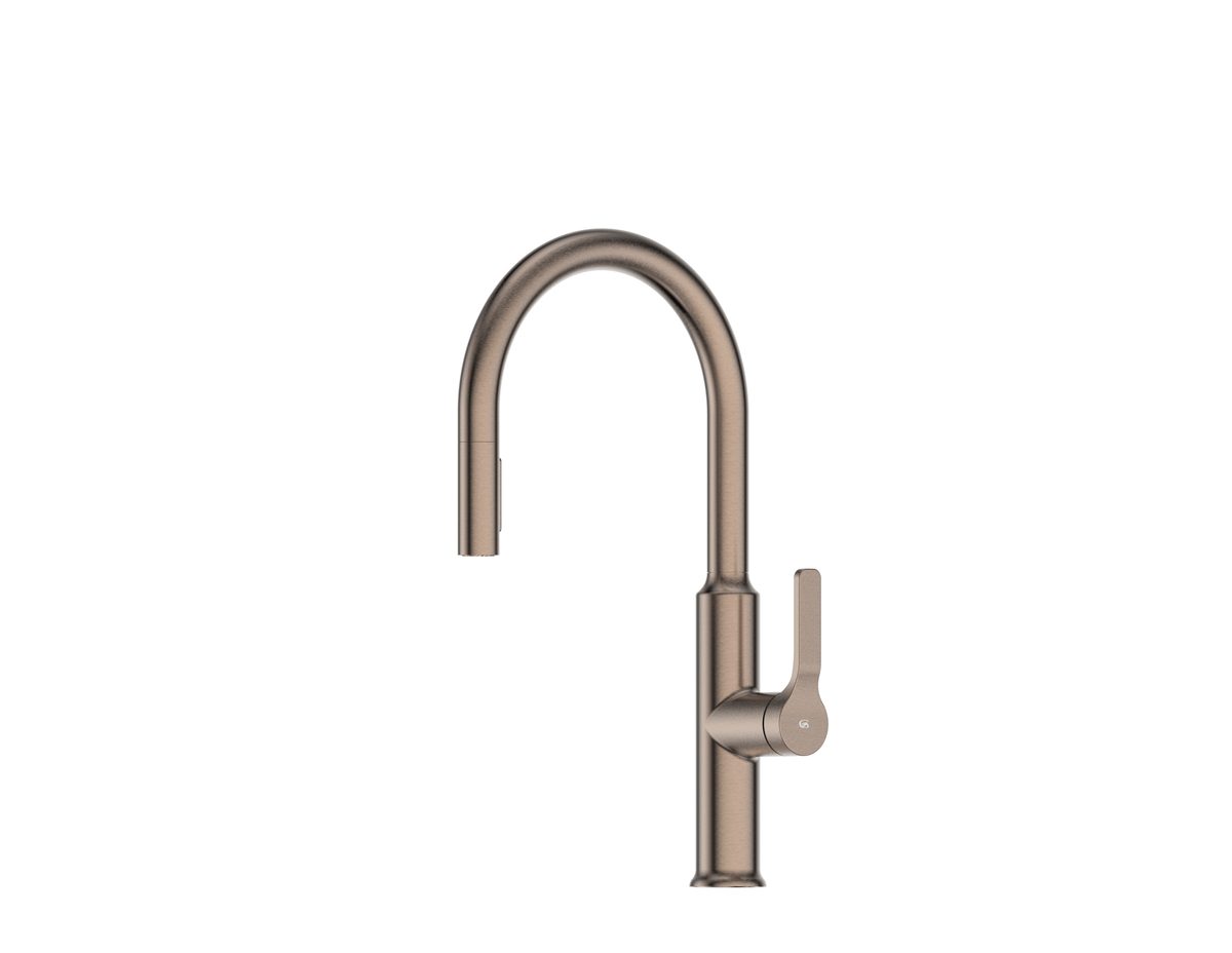 Craft Pulldown Kitchen Mixer with Prep Spout - PVD Brushed Bronze (LF24803543BR)