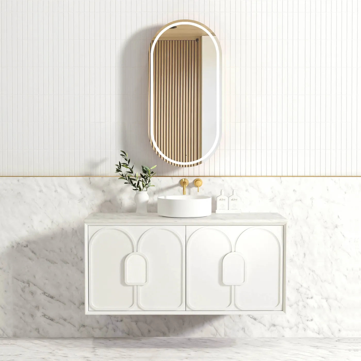 The Laguna Collection - Satin White - Neche Interiors